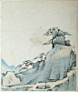 弘仁——《黄山图册》山水册页欣赏 | 
清|弘仁(1610-1664)，俗名江韬，字六奇，又名舫，字鸥盟。明亡后于武夷山为僧，字渐江，号梅花古衲。安徽歙县人，清初四画僧之一。擅山水，初学宋人，晚法萧云从、倪瓒等，笔法清刚简逸，意趣高洁俊雅。"新安画派"创始人，和查士标、孙逸、汪之瑞并称"新安四大家"。兼写梅竹，工诗。