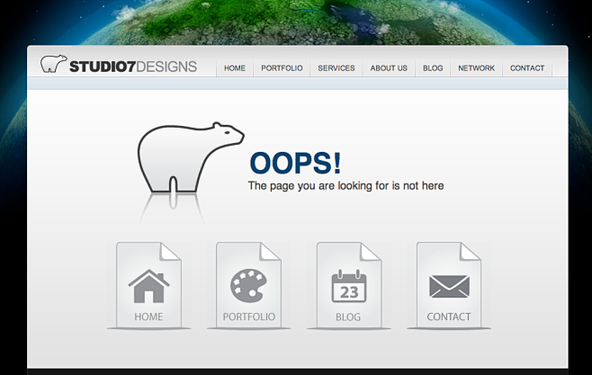 404 Error Page with ...