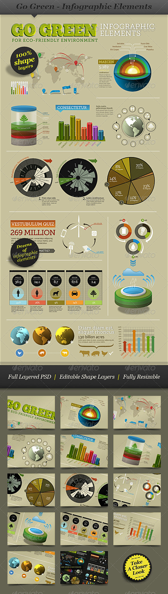 Go Green - Infograph...