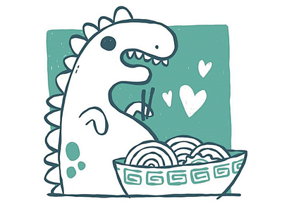 Ramen-a-saurs Rex