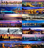 世界著名城市夜景高清摄影图片