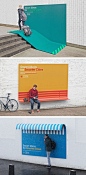 Smart ideas for Smarter cities #graphic design, its like advertising, bench and bus shelter , hello huge advertising opportunities: 