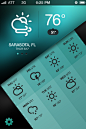 Weather3 #素材# #色彩# #APP# #UI#