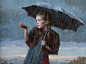 Penny's Rain 12x9 by Morgan Weistling