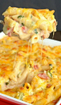 Chicken Bacon Ranch Pasta Bake