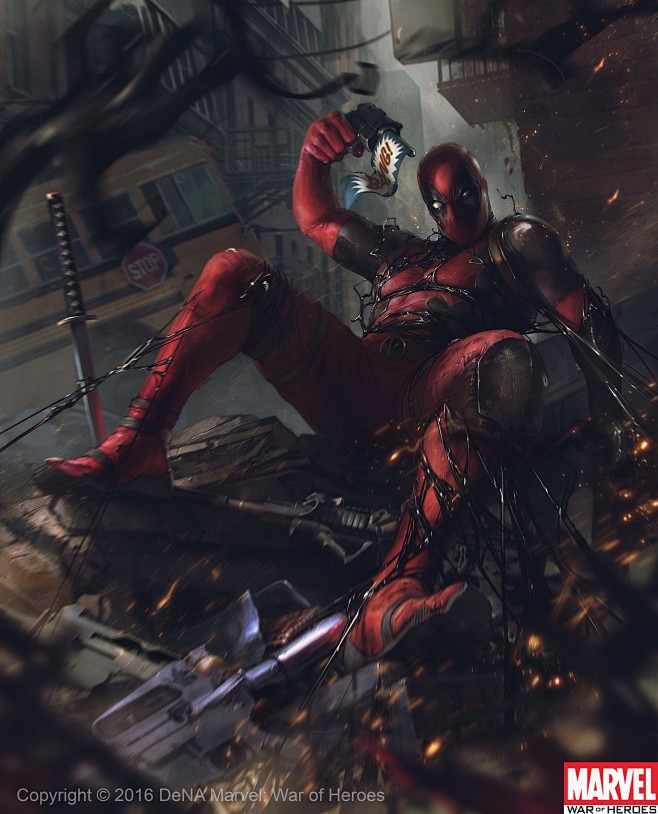 Deadpool vs Venom Sy...