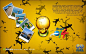 巴西世界杯2014海报模板矢量图库素材下载