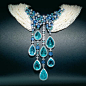 Gorgeous neck piece by Scavia: 