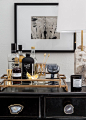 Apartment 34 - how to style a bar: 