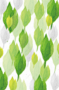 森系小清新文艺风水彩绿色植物叶子手机壳贴墙纸印刷图案图片素材-淘宝网