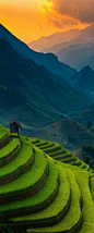 Top 16 Outstanding Places: Sunset of Rice Terrace