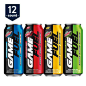 MTN DEW AMP Game Fuel, 4 Flavor Variety Pack, 16 oz Cans, 12 Count