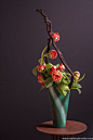 Ikebana design by Ilse Beunen at the Ikebana exhibition May 5-8th, Zelzate.