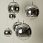聚尚后现代简约餐厅灯创意艺术酒吧咖啡厅服装店灯圆形玻璃球吊灯