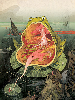 Zhon-采集到插画师-倪传婧Victo Ngai