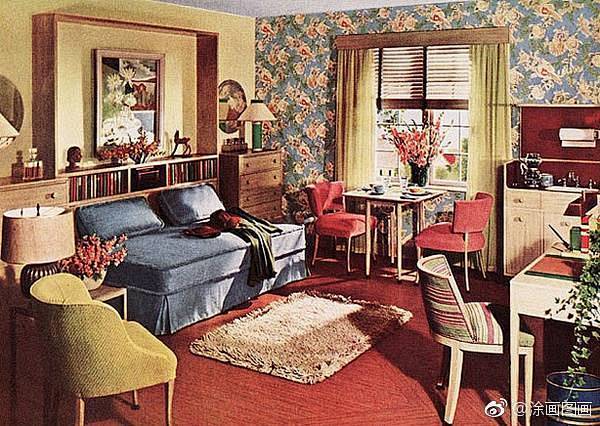 1940年代的室内装饰 ​​​​