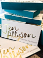 We love the gold look of these business cards #goldfoil #businesscards