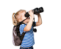 Little Funny girl looking through binoculars. by Vyacheslav Vokov on 500px
