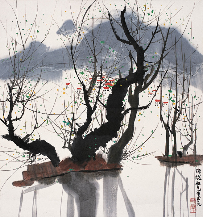 吴冠中（1919—2010），江苏宜兴人...