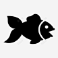 鱼水生金鱼 标识 标志 UI图标 设计图片 免费下载 页面网页 平面电商 创意素材