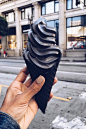 This All-Black Charcoal Ice Cream Matches Your Cold, Dark Soul