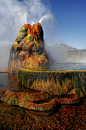 内华达州飞喷泉 Fly Geyser, Nevada