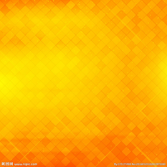 美丽的几何黄色和橙色背景