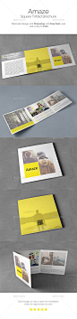 Amaze - Square Trifold Brochure - Brochures Print Templates