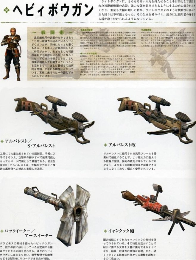 怪物猎人-武器设计