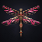 Pink Jewel Dragonfly