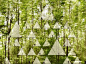垂直堆叠的组合式竹屋帐篷酒店 - 环球资讯|设计资讯文章 - 中国景观网