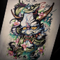 Hannya #tattoo #tattoos #tattooart #art #ink #new #orient #neworienttattoo #orienttattoo #tattooink #tattooshop #work #taiwan #kaohsiung #taiwantattoo #inkmafiya #huangyi #huangyitattoo #irezumicollective #huangyi2018