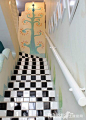 2013楼梯瓷砖装饰混搭风格