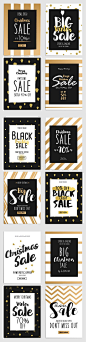 Set of Christmas Sale Flyer Template by Creative Graphics on @creativemarket