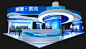 深圳前海自贸区政府展台3d模型