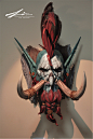 魔兽人物壁挂系列：超赞的沃金伊利丹地狱咆哮挂壁 - 魔兽世界
