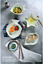 海洋系创意列造型盘子家用陶瓷鱼盘贝壳盘菜盘鱼碟碟子碗碟套装-淘宝网