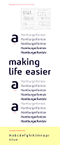 Bespoke font prototyping : During two weeks on September 2015, we developed a bespoke font prototype for an international branding agency pitching for a new business. Working remotely with the Creative Director in New York, updated font files were being r