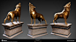 Assassin's Creed Odyssey Statues , Vincent Pamerleau : Here are Statues I worked on for Assassin's Creed Odyssey. They are heavilly influenced by historical references from the Greek period. They are also based on concept arts done by artists in Ubisoft Q