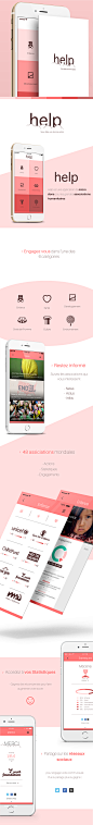 Mobile App / Flat Design : Moblie app design / UI UX