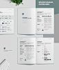 Mellow Brand Manual :  Brand Manual and Identity Template – Corporate Design Brochure – with real text!!!Minimal and Professional Brand Manual and Identity Brochure template for creative businesses, created in Adobe InDesign in International DIN A4 and US
