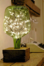 23 Ingenious Ideas To Transform Old Glass Bottles Into Extravagant Lamps