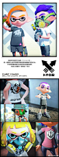 #Splatoon#乌贼们的世界到处都吸引着我们，其中最重要的元素之一就是服装!!
各个服装品牌也有着不同的背景，为大家整理了一部分品牌介绍
（另一部分放不下了下次再发）

内容均来自Splatoon官方网：O网页链接 ​​​​