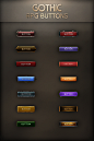 Gothic RPG Buttons by VengeanceMK1