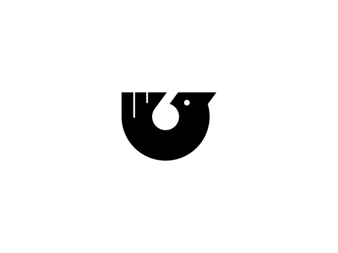 U鸟字母LOGO-字体传奇网（ZITIC...