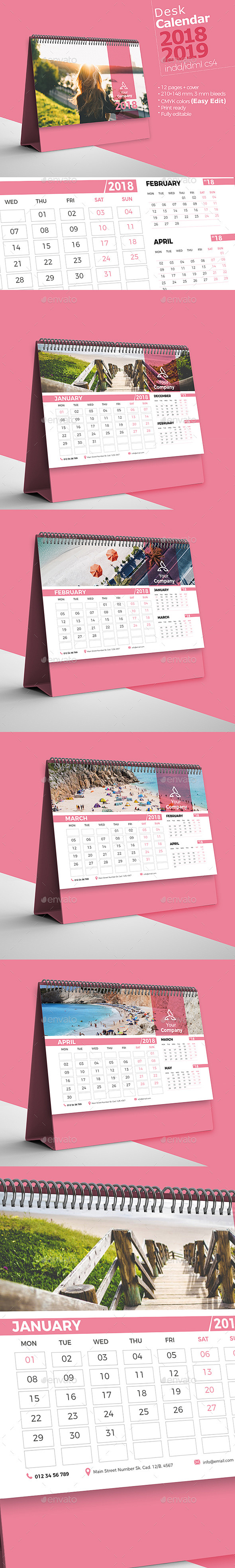 Desk Calendar 2018 2...