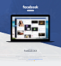 Facebook Redesign Concepts – Muzli -Design Inspiration : via Muzli design inspiration