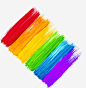 彩虹颜料图案高清素材 彩色 水彩颜料 油漆 笔刷 元素 免抠png 设计图片 免费下载 页面网页 平面电商 创意素材