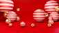 圣诞节三维C4D立体促销高清背景(3000×1687)