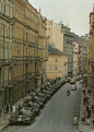 Tanques soviéticos en la Primavera de Praga, 1968.